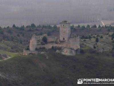 Castillo de Ucero - Senderismo Cañón del Río Lobos - trekking y aventura; grupos de senderismo en